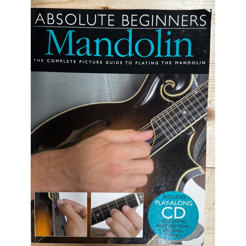 Absolute Beginners Mandolin Instructional Book with CD Amsco Publications